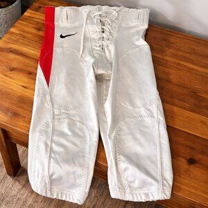 Nike Stock Pro Vapor Game Football Pant white red small